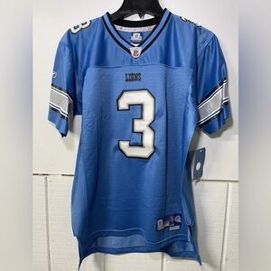 Reebok Detroit Lions Joey Harrington #3 Youth XL Jersey Blue NFL